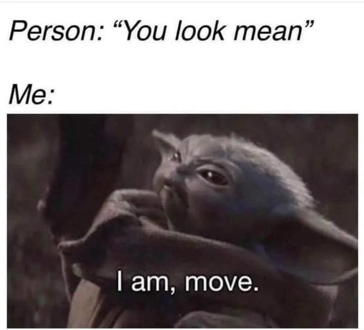 being mean meme