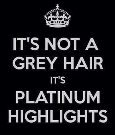 gray hair meme