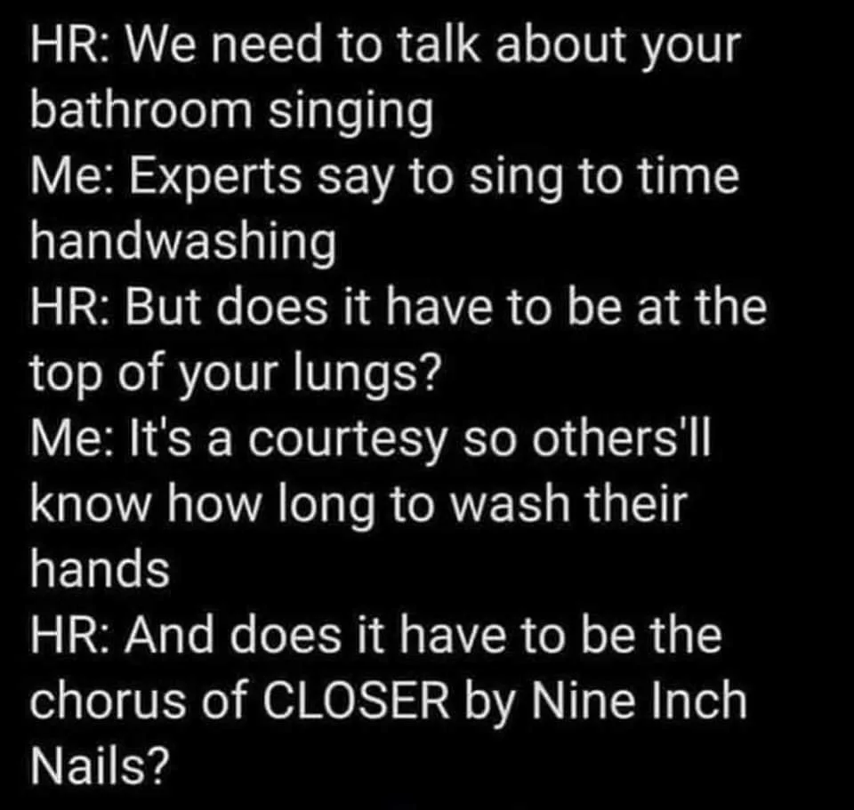 handwashing meme