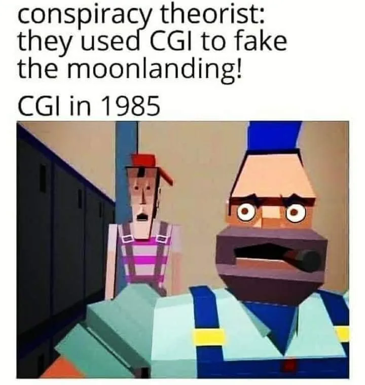 moon landing meme