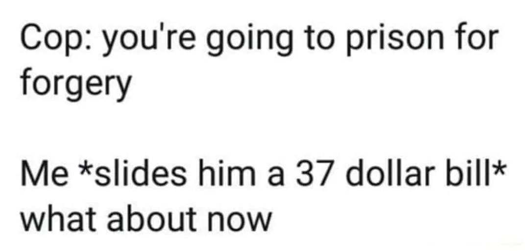 bribery meme