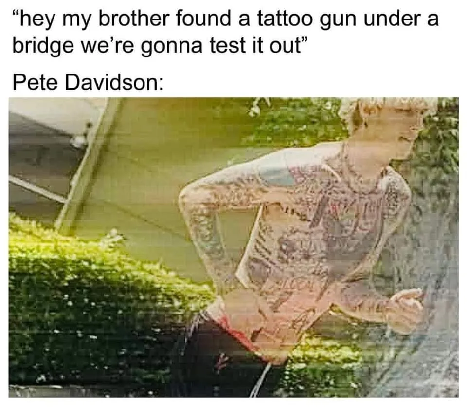 Pete Davidson meme