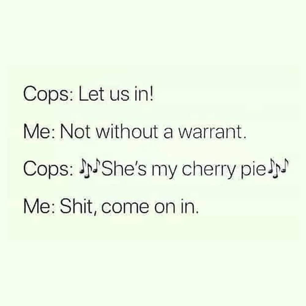 warrant meme