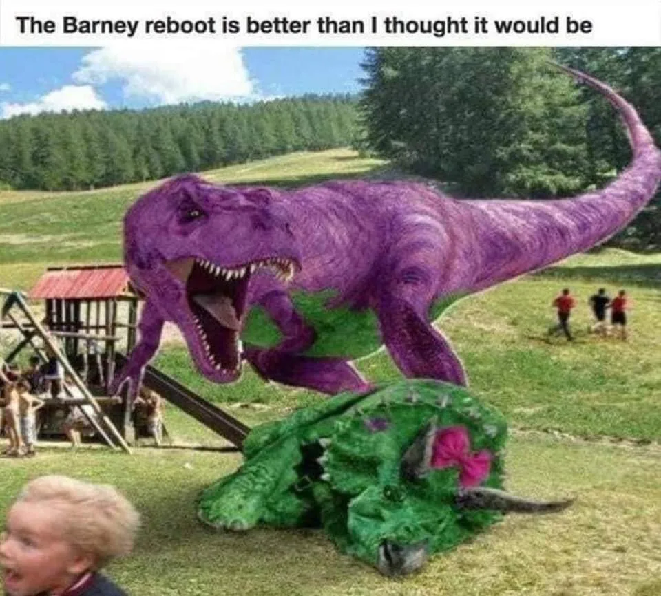 Barney meme