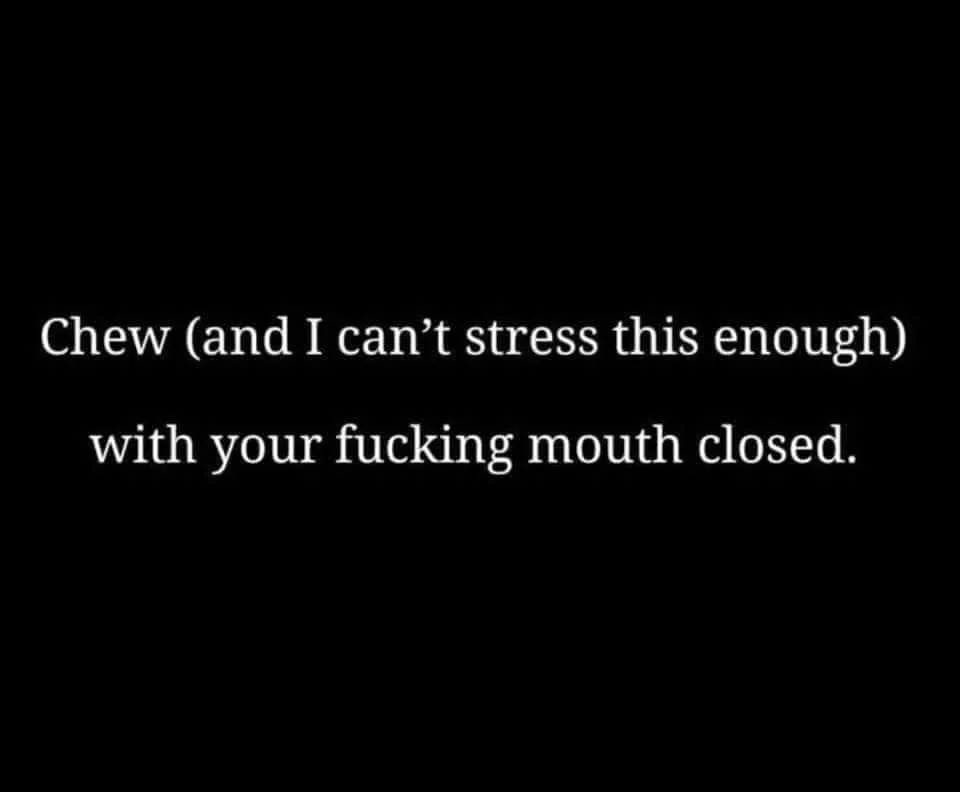 chewing meme