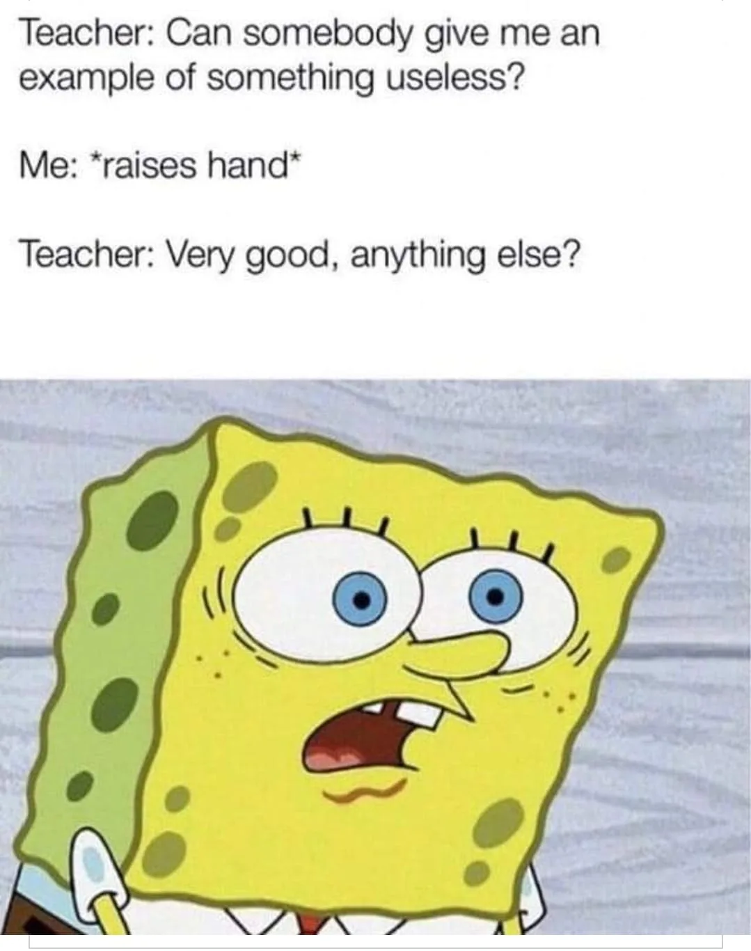 uselessness meme