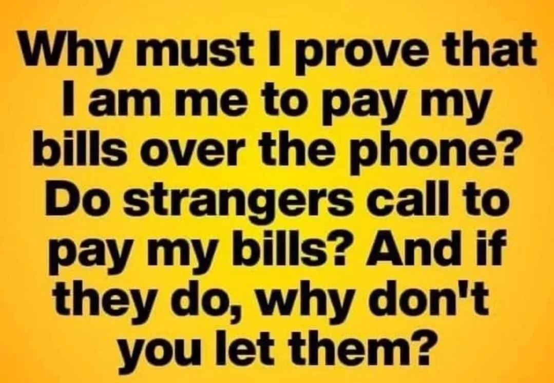 paying bills meme