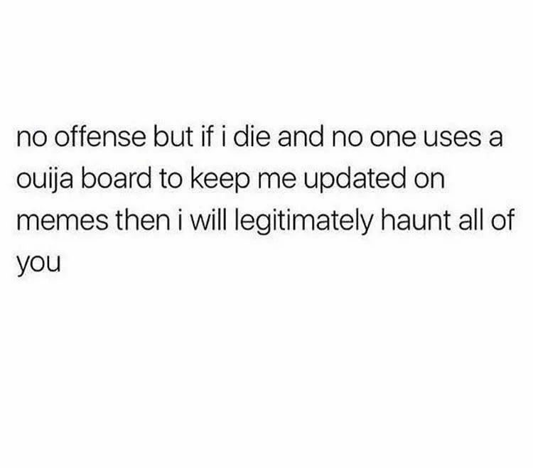 Ouji Board meme