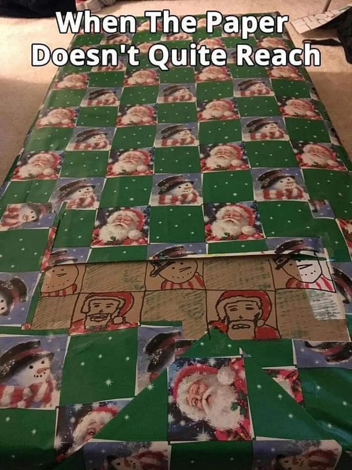 wrapping paper meme