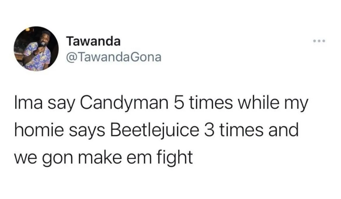 Beetlejuice meme