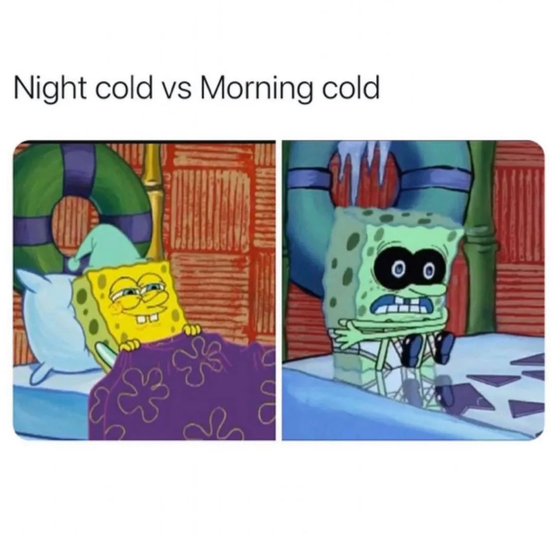 being cold meme