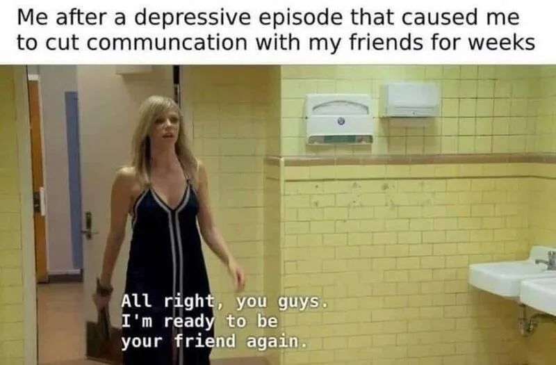 being antisocial meme