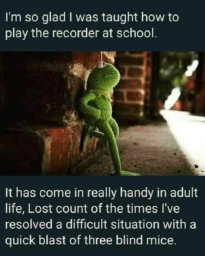 recorder meme