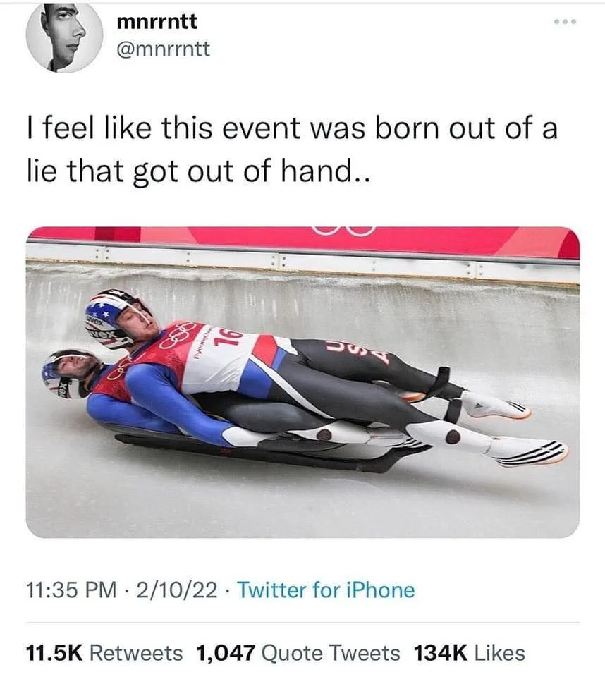 Winter Olympics meme