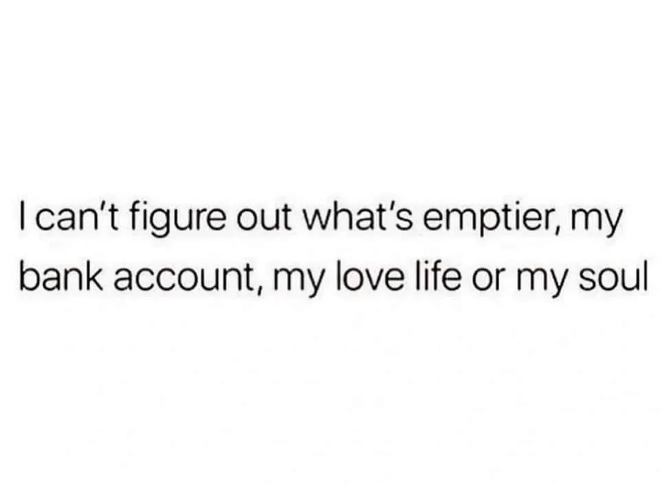 being poor meme