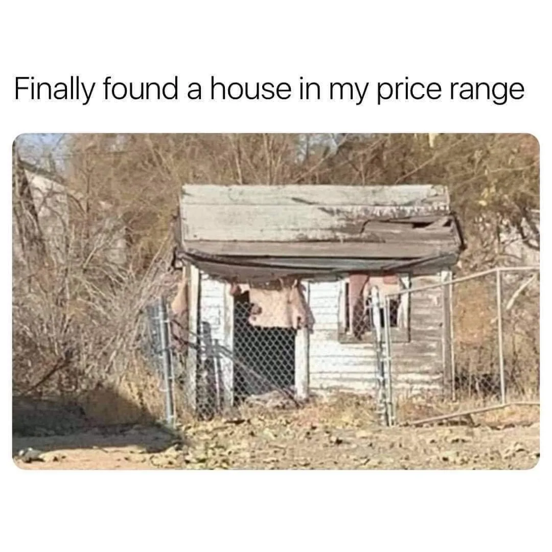 house hunting meme
