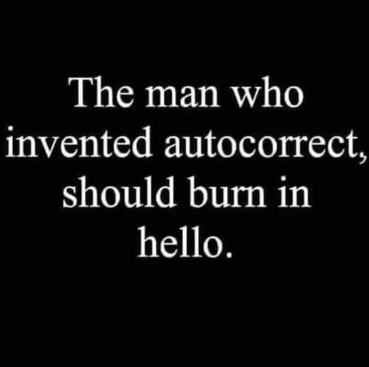 autocorrect meme