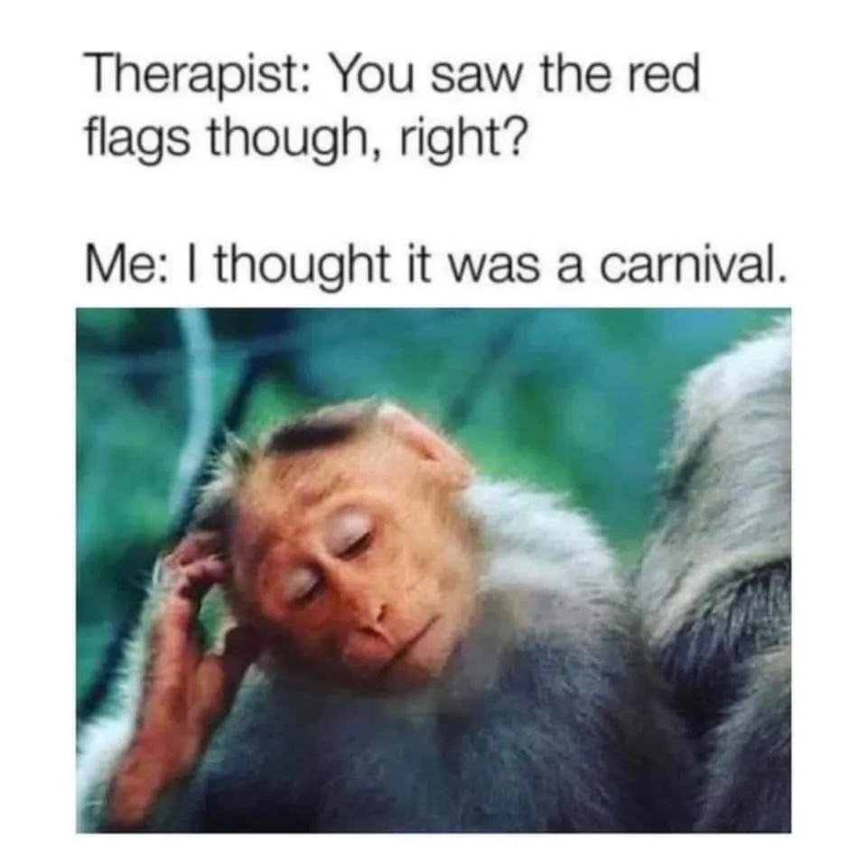 red flag meme