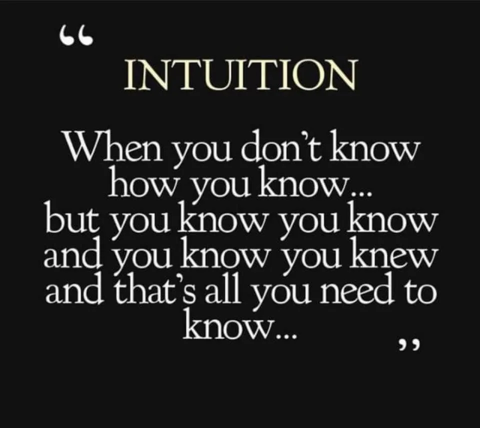 intuition meme