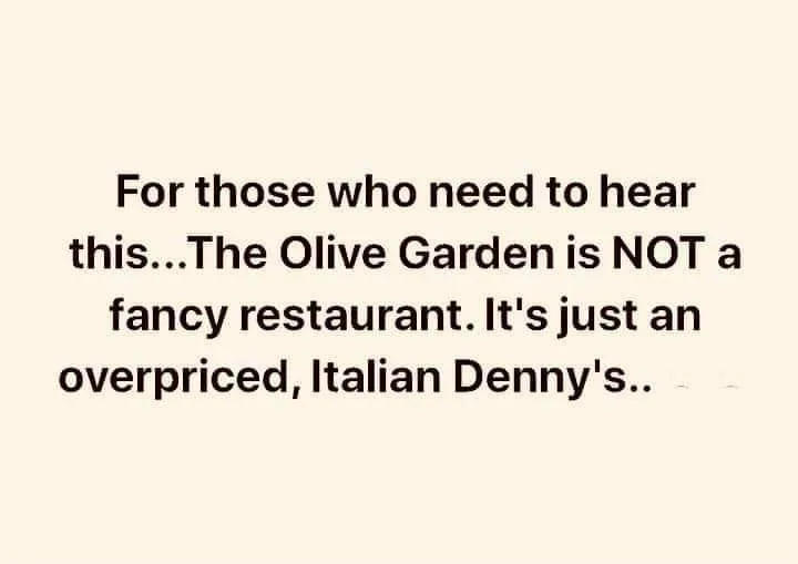 Olive Garden meme
