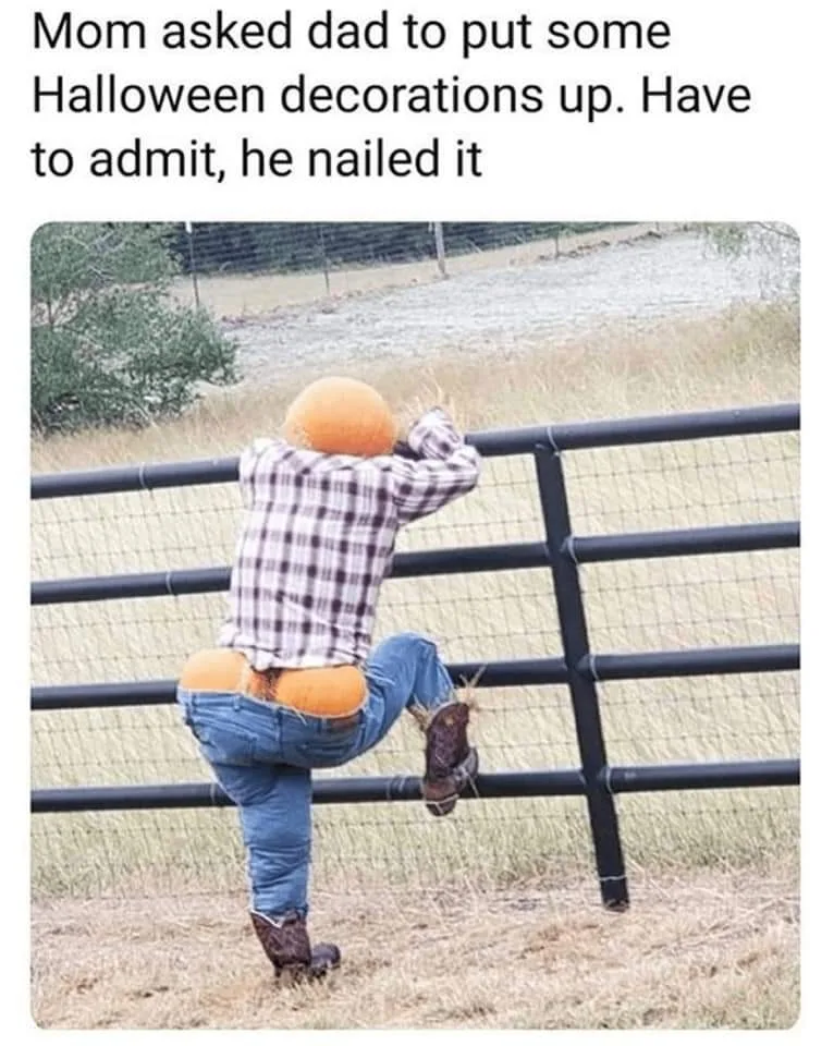 Halloween decorations meme