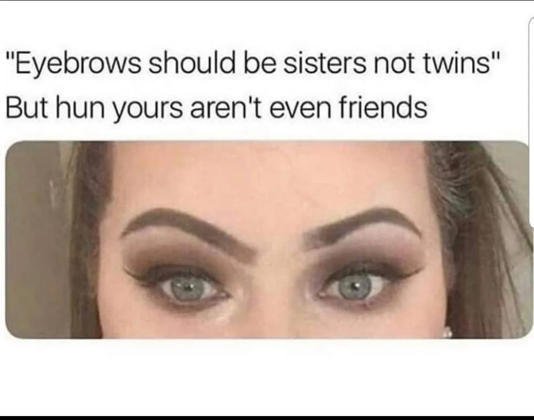 eyebrow meme