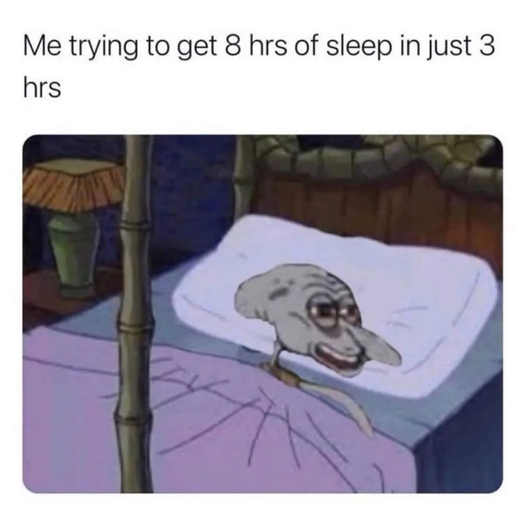 sleep schedule meme