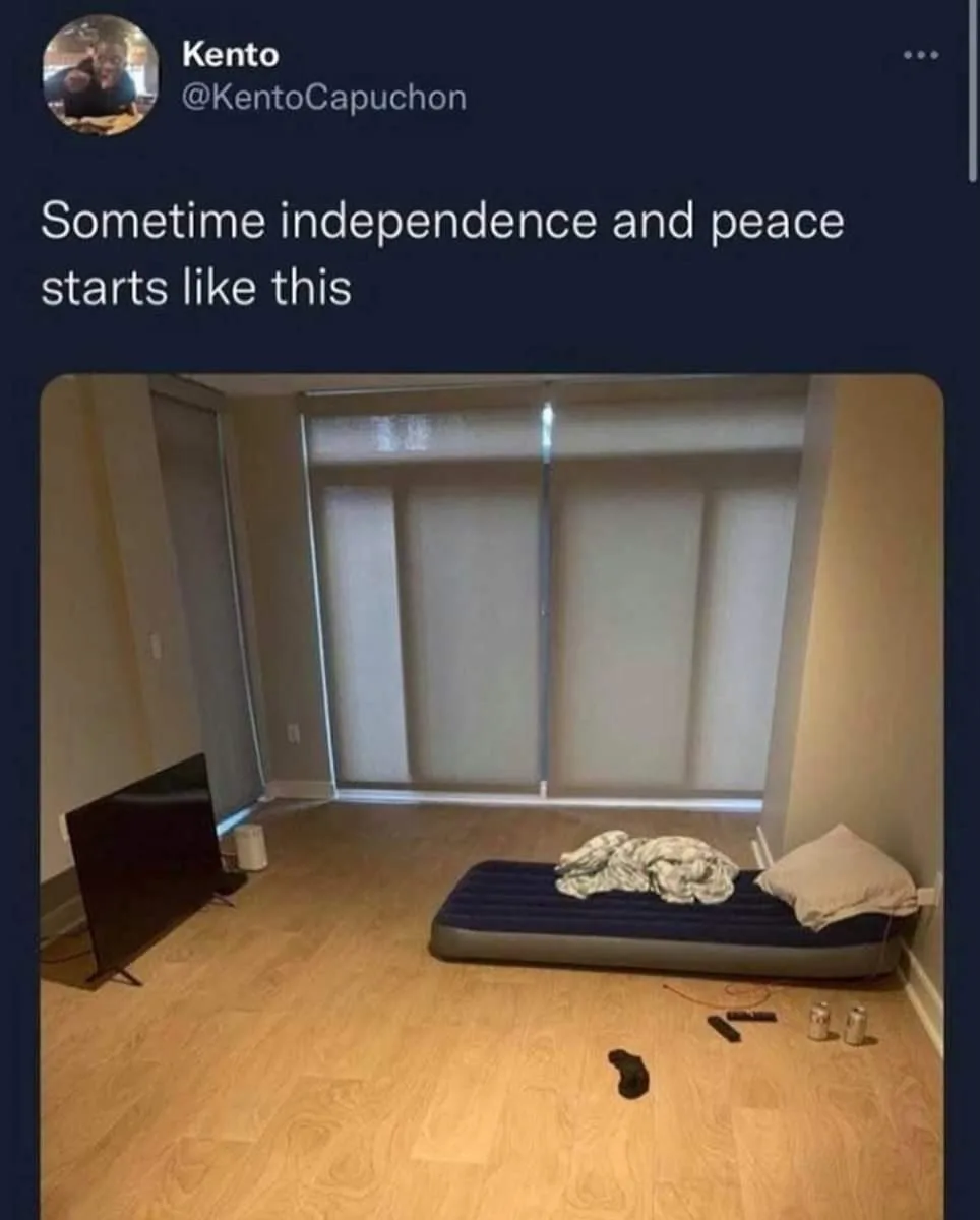 minimalism meme