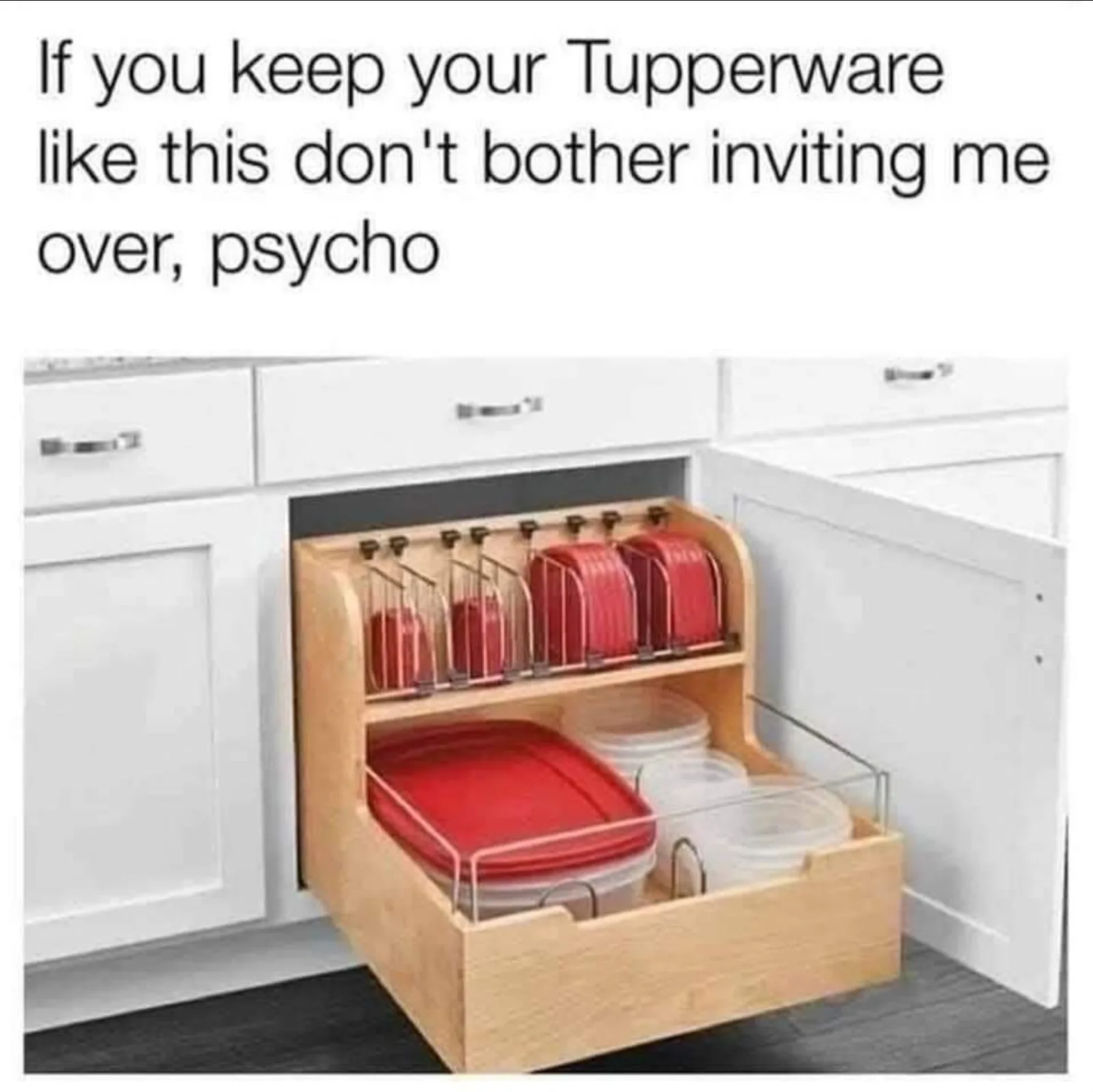 Tupperware meme