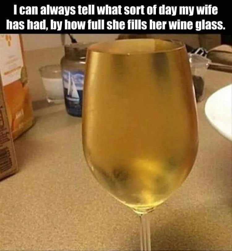 wine glass meme