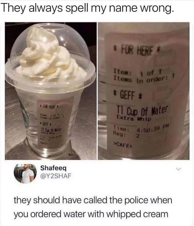 whipped cream meme