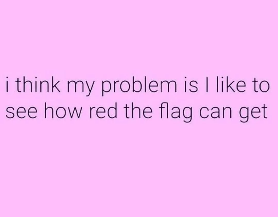 red flag meme