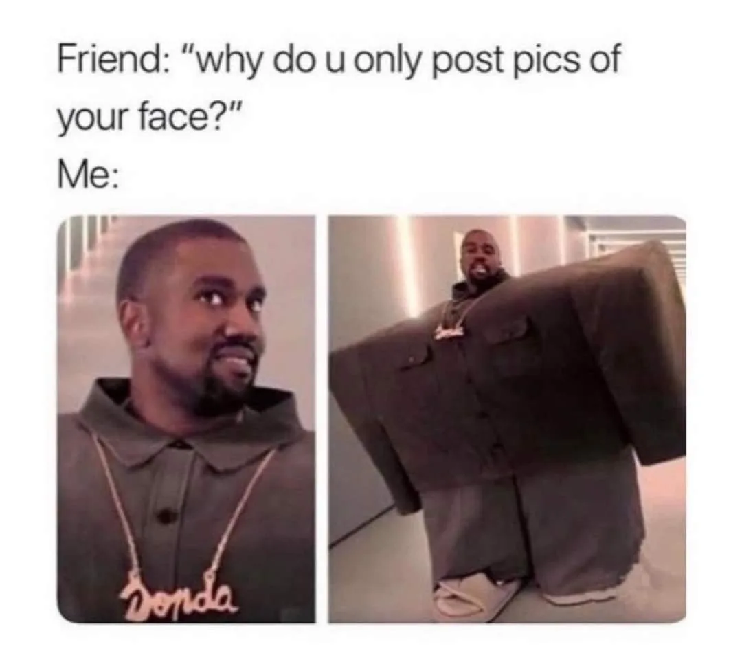 self-presentation meme