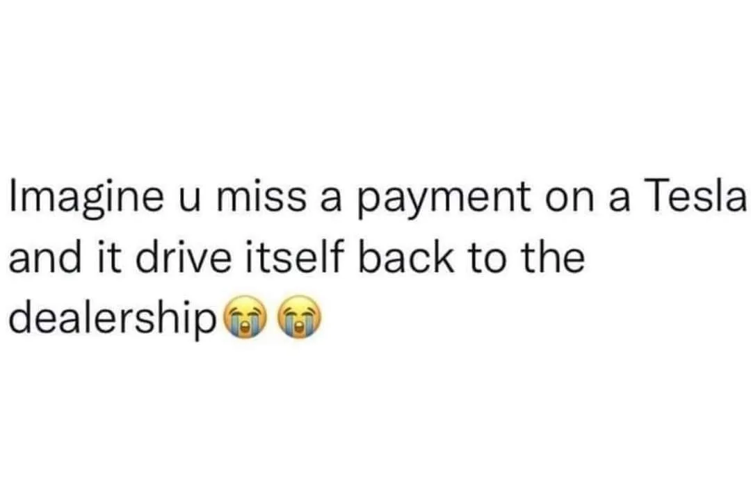 self-driving car meme