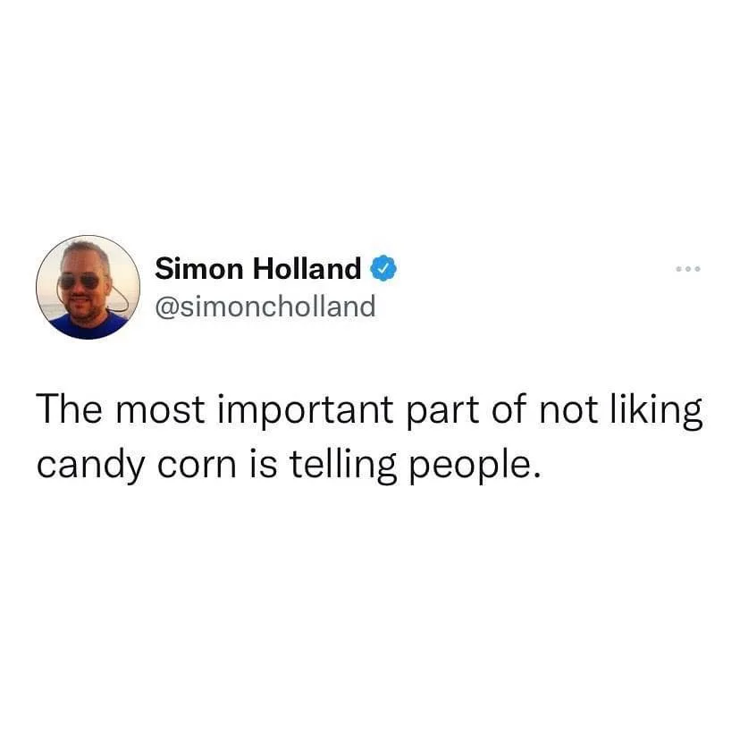 candy corn meme