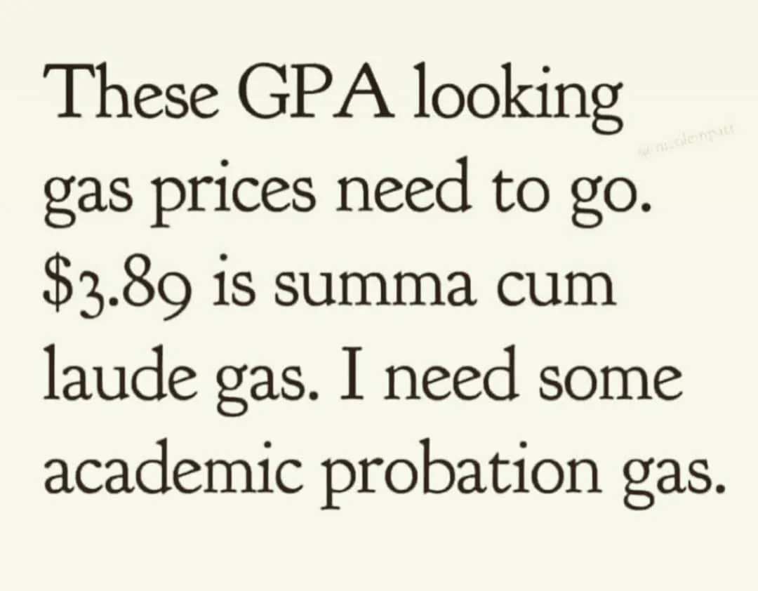 gas prices meme