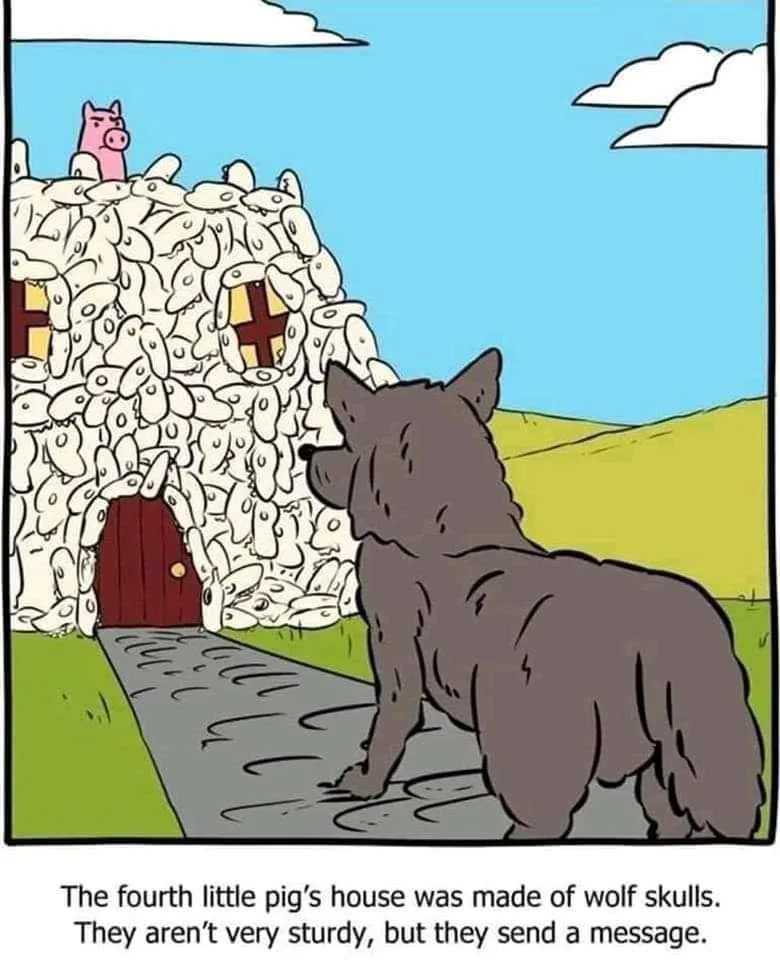 Three Little Pigs meme