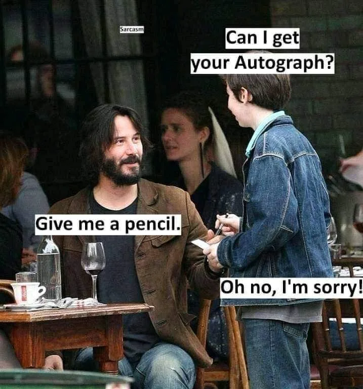 autograph meme