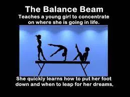 balance beam meme