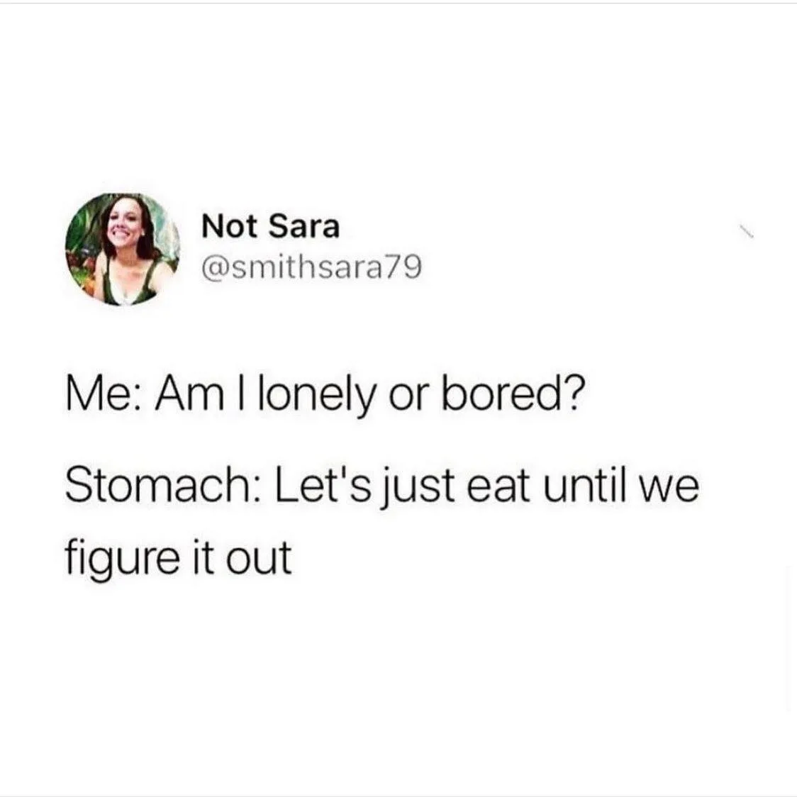 stress eating meme