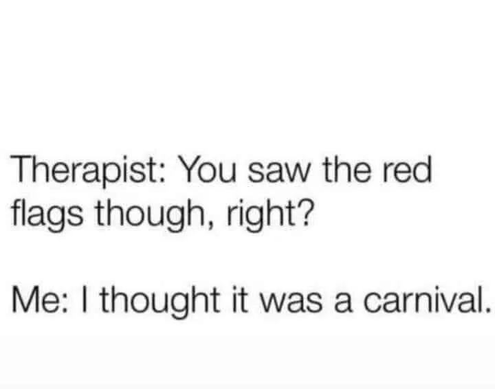 red flag meme