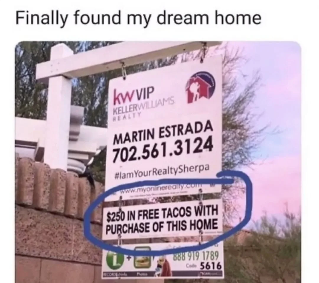 house hunting meme