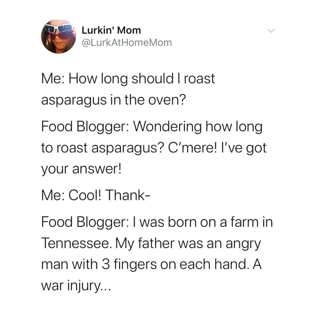 food blog meme