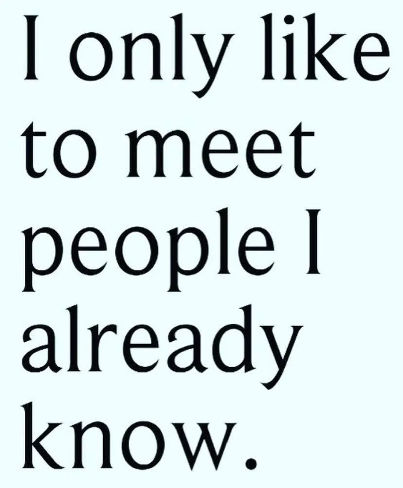 meeting someone meme