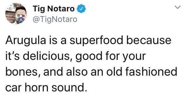 arugula meme