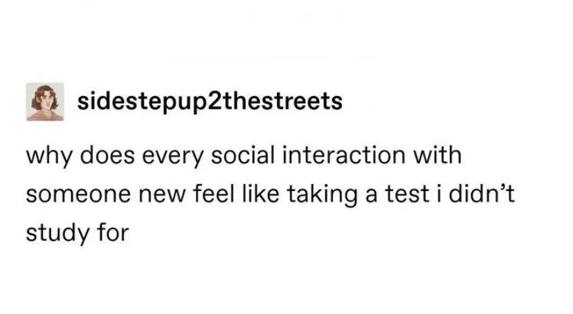 social anxiety meme