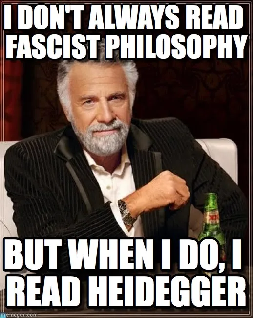 Martin Heidegger meme