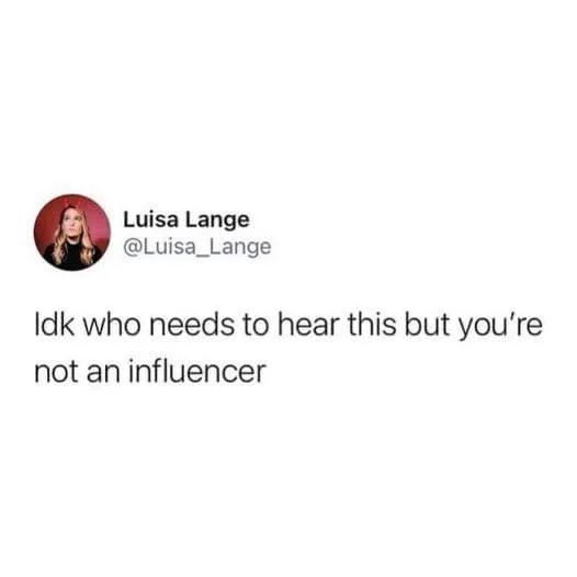 influencer meme