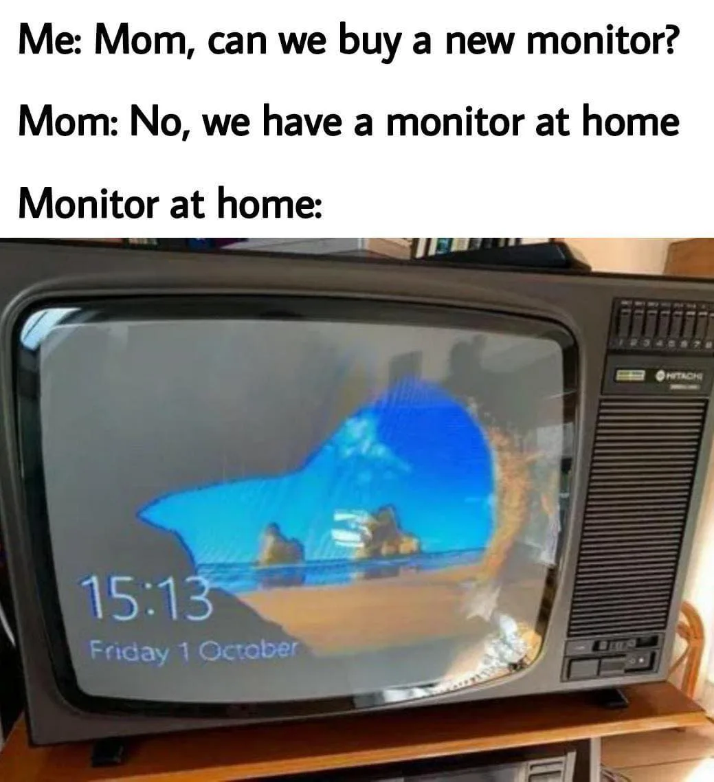 monitor meme