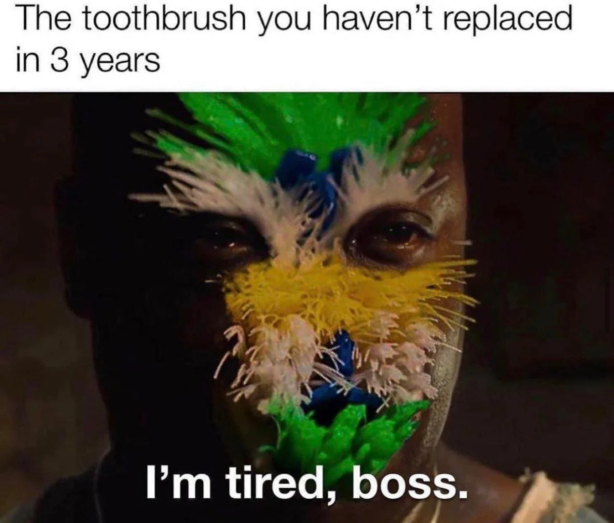 toothbrush meme